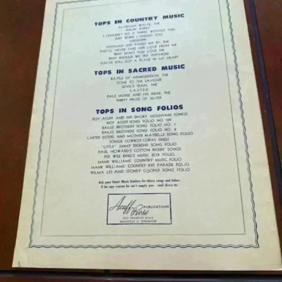 Tennessee Waltz Piano Sheet Music by Redd Stewart and Pee Wee King Patti Page - Picture 2 of 2